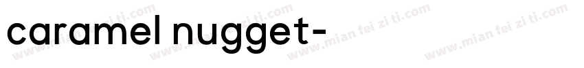 caramel nugget字体转换